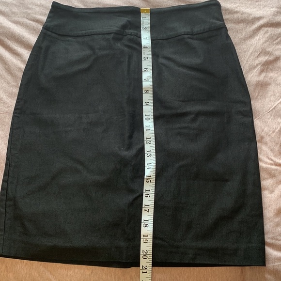 S.C & CO BLACK BODYCON PENCIL SKIRT SIZE 8 - Picture 7 of 7